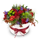 podzimní květinový box